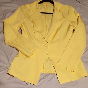 SHEIN Sunny Yellow Blazer